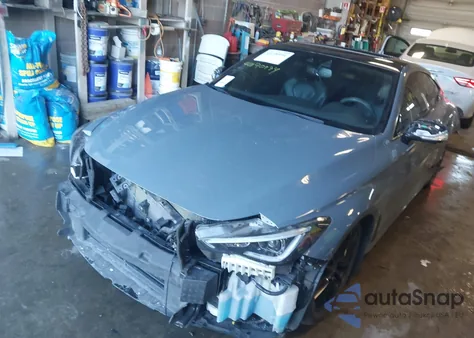 2022 Infiniti Q60 Red Sport 400 Awd from USA, damaged, VIN JN1FV7LL6NM680869